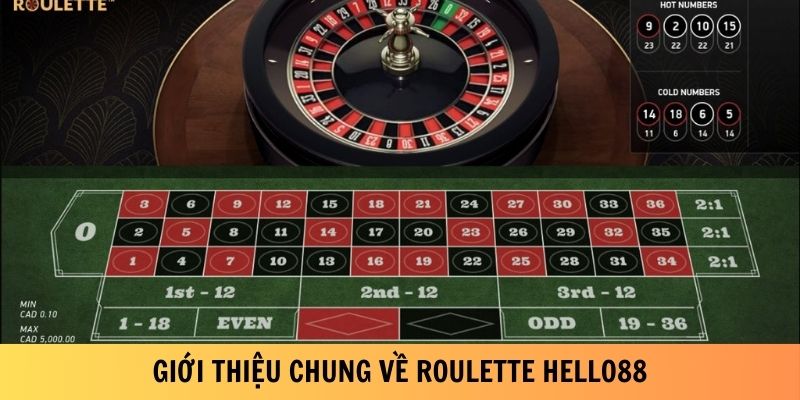 Tổng quan về tựa game đổi thưởng roulette vui nhất năm