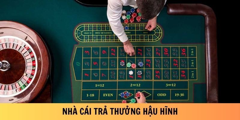 Nhà cái trả thưởng hấp dẫn cho hội viên chơi thắng Roulette